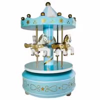 جعبه موزیکال اسب طرح چرخ و فلک
