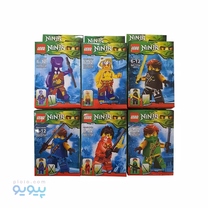 پک 6 عددی لگو Ninja کد 1754
