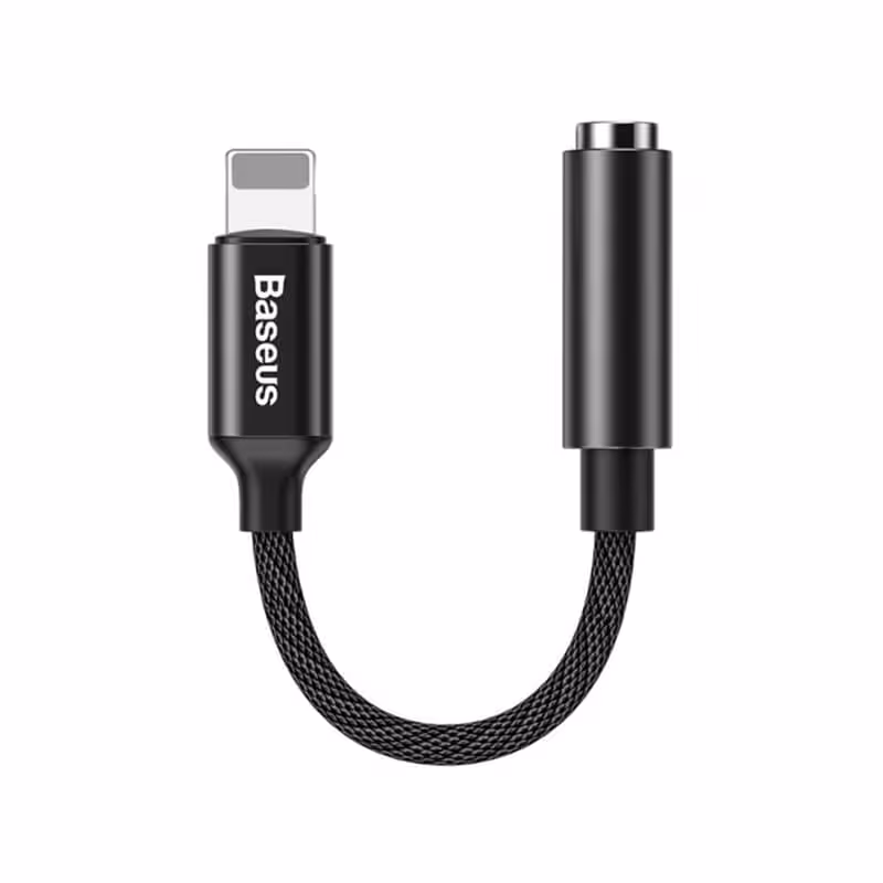 کابل مبدل باسئوس Lightning به جک 3.5 میلیمتری CALL3-01 - فروشگاه کارما آیتی