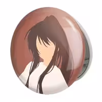 آینه جیبی خندالو طرح هاروهی انیمه ناپدید شدن هارومی سوزومیا The Disappearance of Haruhi Suzumiya مدل تاشو کد 23106