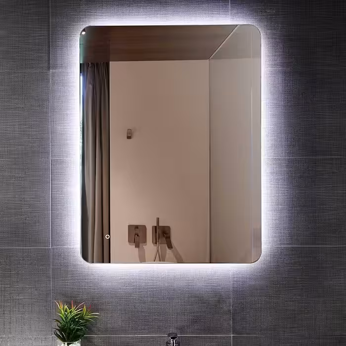 آینه شش میلیمتر بک لایت ابعاد 60 در 80 سانتیمتر 