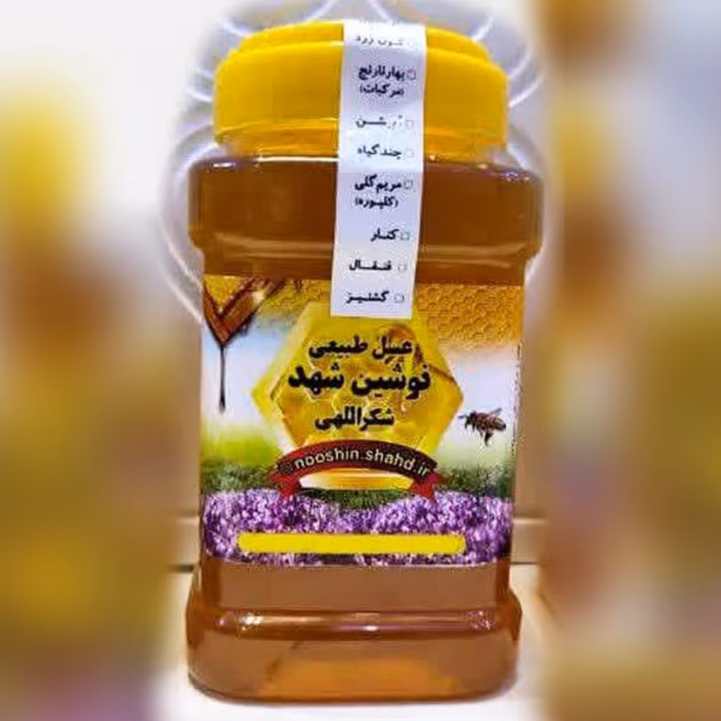 عسل ارگانیک و طبیعی گون زرد یک کیلویی