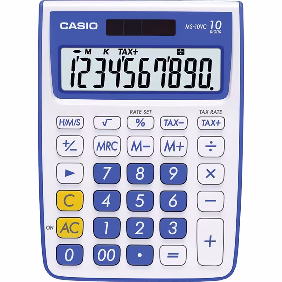ماشین حساب رومیزی کاسیو مدل MS-10VC