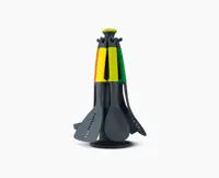 ست کفگیر و ملا قه 7 پارچه رنگی جوزف جوزف با پایه گردان Joseph Joseph Elevate Utensils Carousel Multicolor, Set of 7