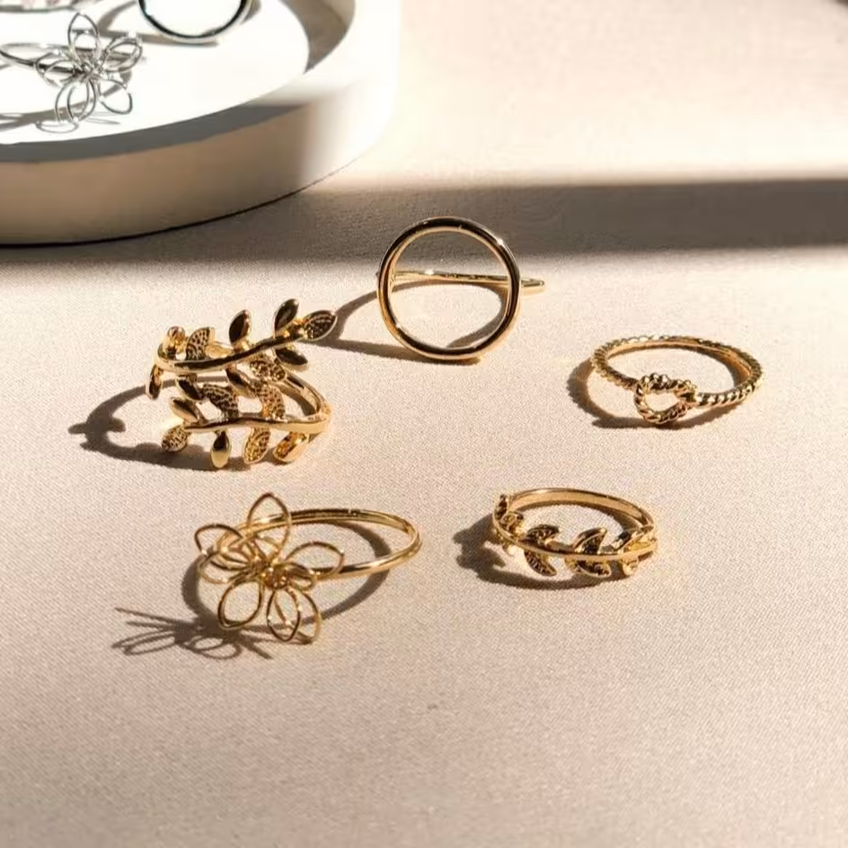 پک انگشتر گل