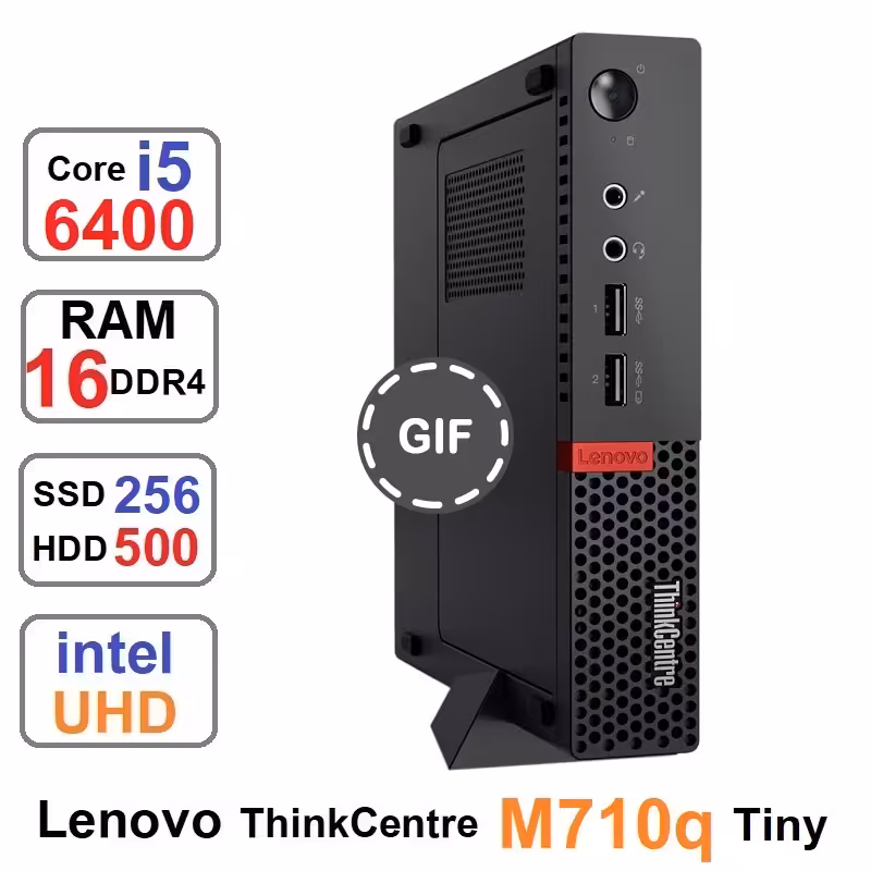 مینی کیس Lenovo ThinkCentre M710Q Tiny رم16