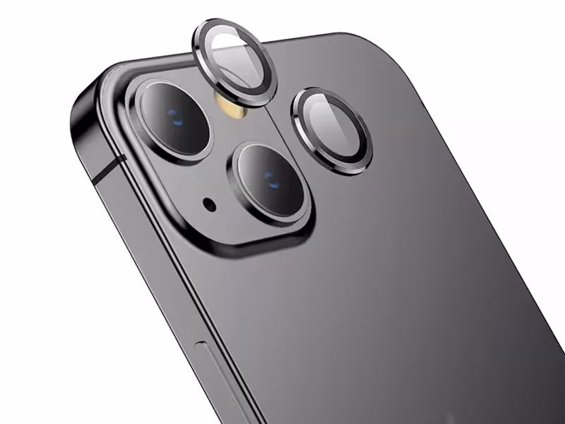 محافظ لنز دوربین آیفون 13 هوکو Hoco V12 3D Eagle eye metal lens film iP13 5.4/6.1