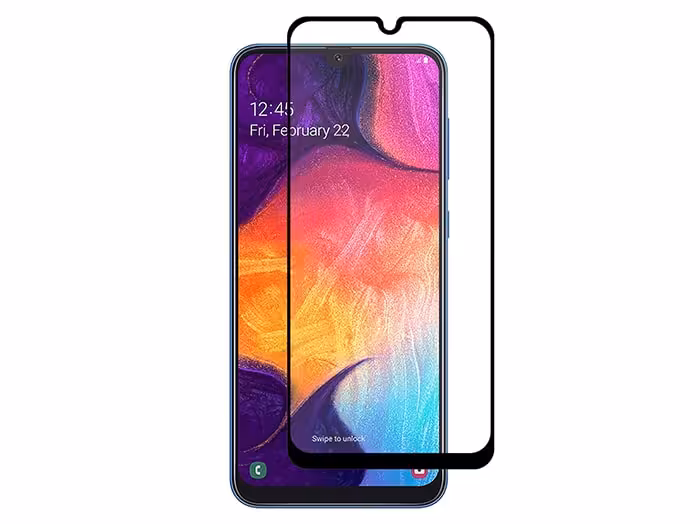 محافظ صفحه نمایش شیشه ای تمام چسب سامسونگ Full Glue Glass Samsung Galaxy A30