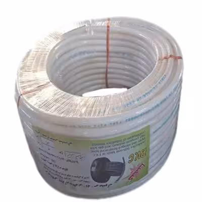 شیلنگ 9 گازی شفاف دولایه نخدار
