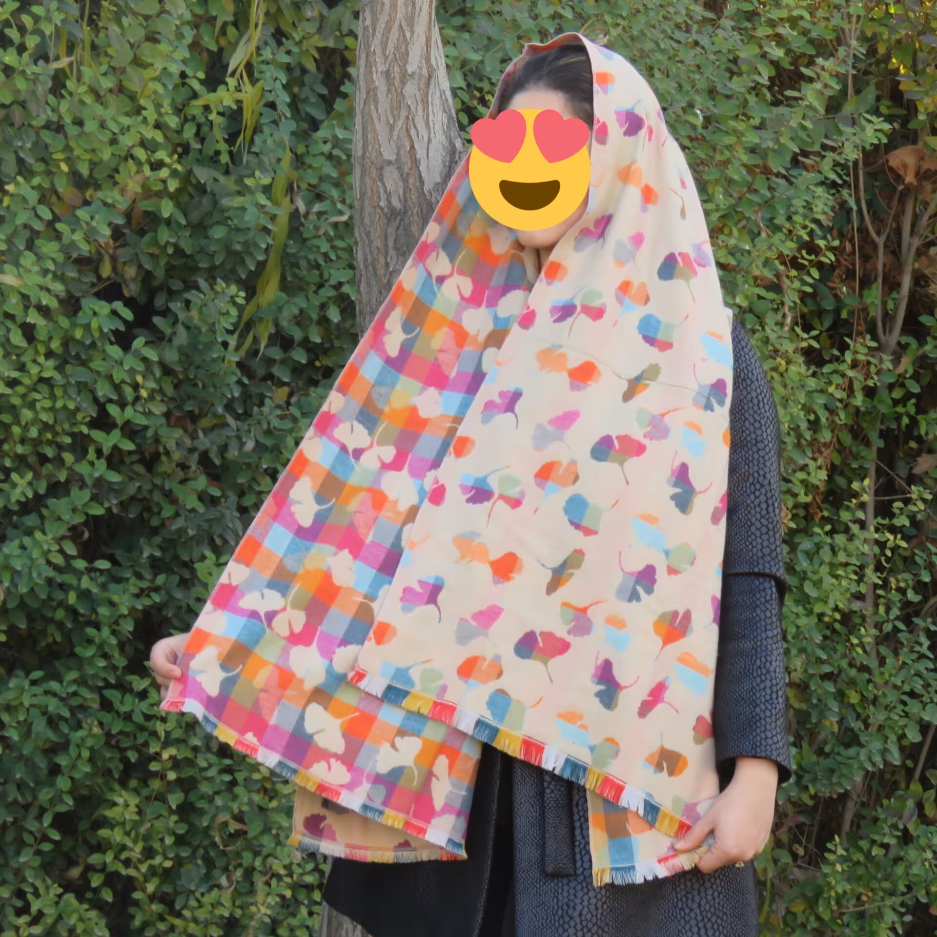 شال موهر پاییزه دورو