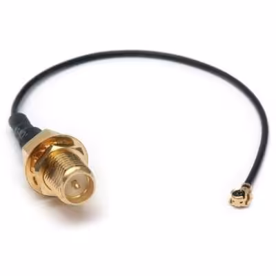 مجموعه 5 عددی رابط UFL to RPSMA-F - مبدل آنتن IPX به RPSMA-F - افزایش طول سوکتی