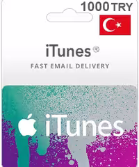 گیفت کارت آیتونز 1000 لیر ترکیه