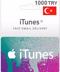 گیفت کارت آیتونز 1000 لیر ترکیه