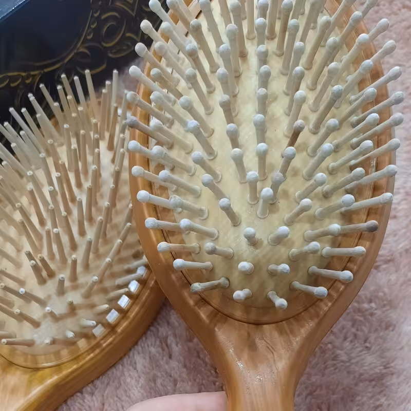برس چوبی دکتر مور با جعبه(دندانه گرد )