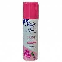 اسپری موبر نیر nair مدل rose حجم 206 گرمNAIR REMOVAL SPRAY ROSE FRAGRANCE (پس کرایه)