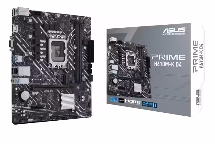 مادربرد ایسوس مدل PRIME H610M-K D4 سوکت 1700