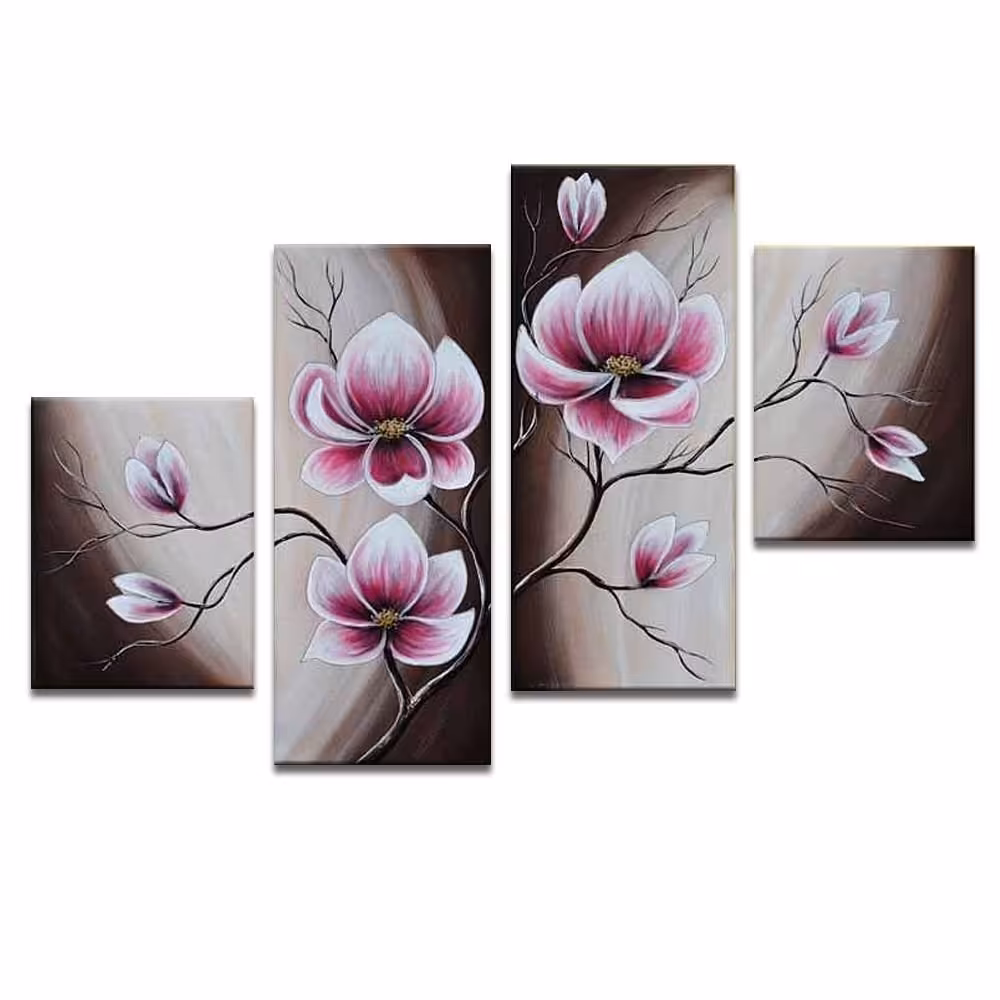 تابلو نقاشی چهار تیکه کد 211