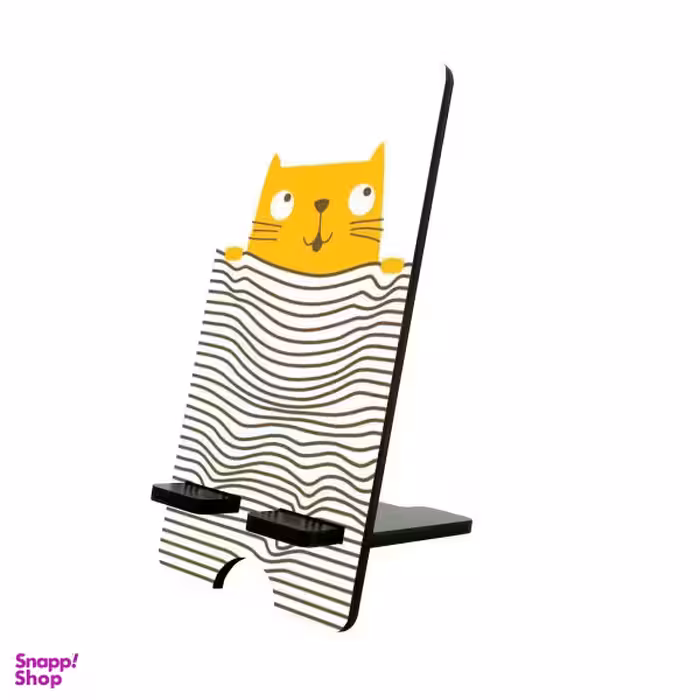 پایه نگهدارنده گوشی موبایل و تبلت طرح گربه بامزه کد 2250845