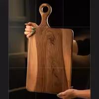 تخته ویژه آشپزی طرح کلاسیک چوب گردو 
