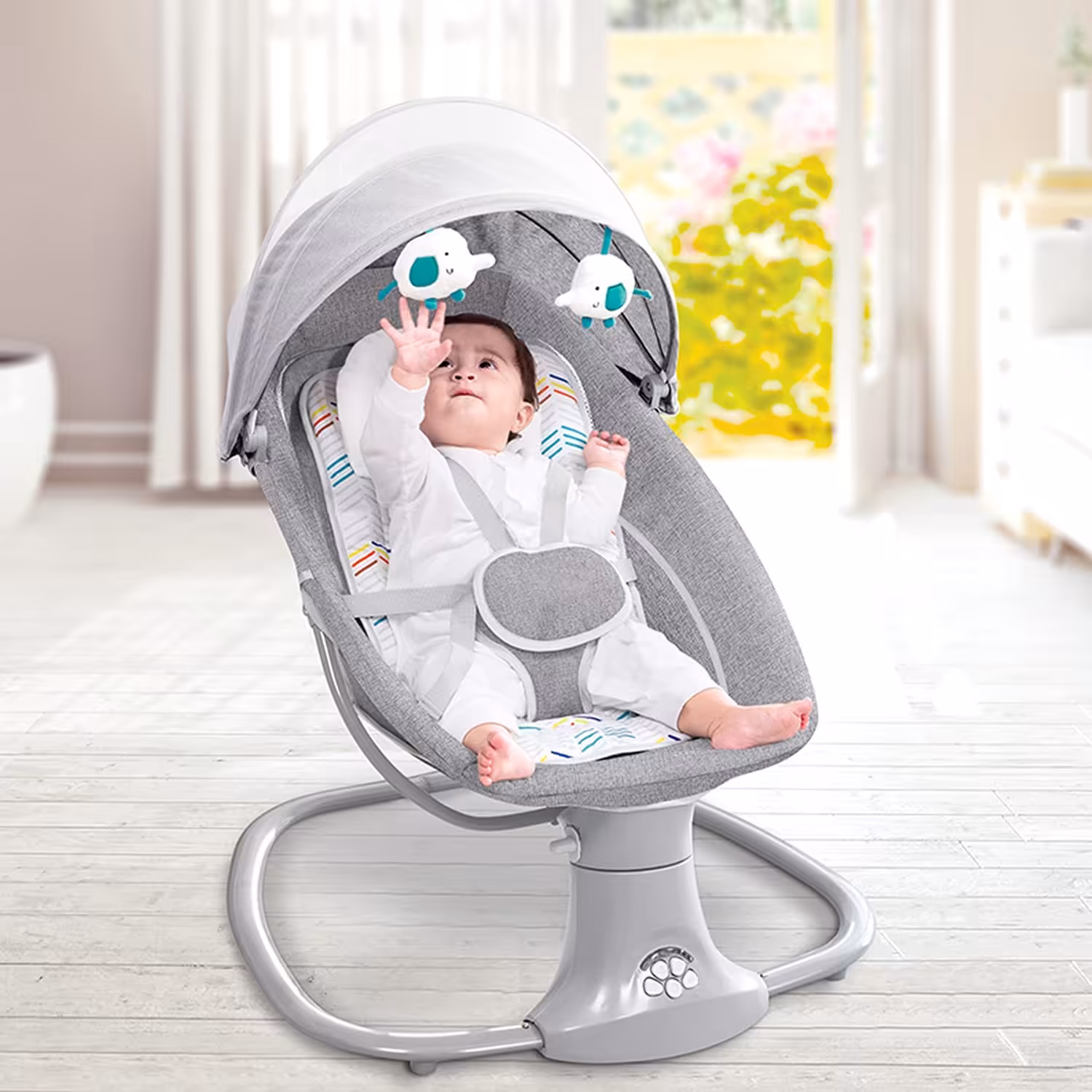 گهواره و تاب برقی ماستلا mastela 3in1