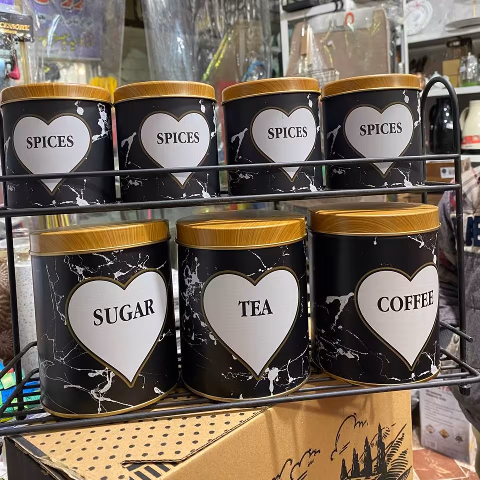 پاسماوری استند دار فلزی هفت پارچه 