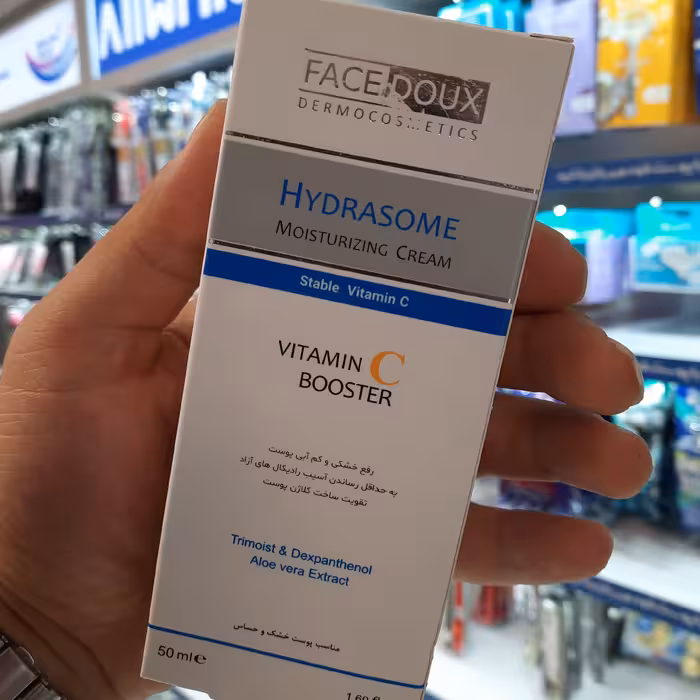 کرم مرطوب کننده حاوی ویتامین سی هیدرازوم فیس دوکس  
