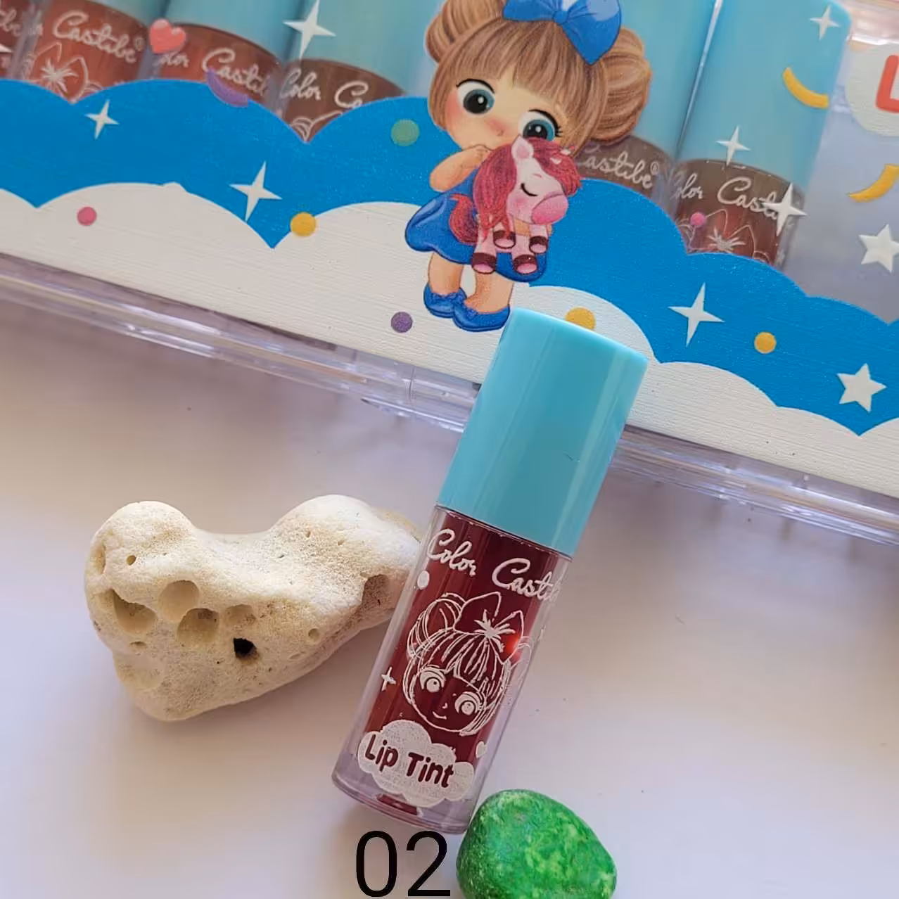  تینت خوشرنگ سه کاره طرح دختر