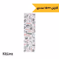 پاکت ساندویچ یکبار مصرف کاغذی مومی 9×32 سانتیمتری (کارتن 1500 عددی)