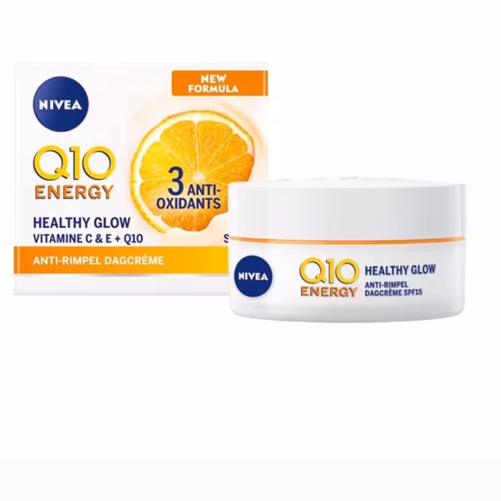 کرم ضد چروک روز نیوآ Q10 Energy با SPF15 حاوی ویتامین C و E حجم 50 میل