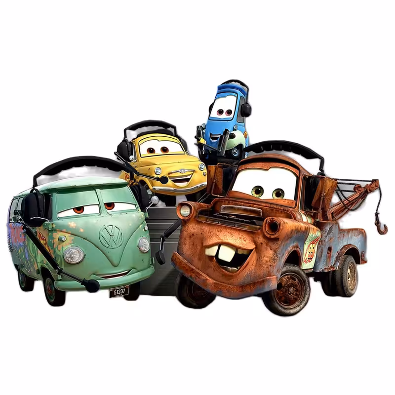 استند رومیزی تولد طرح ماشین ها