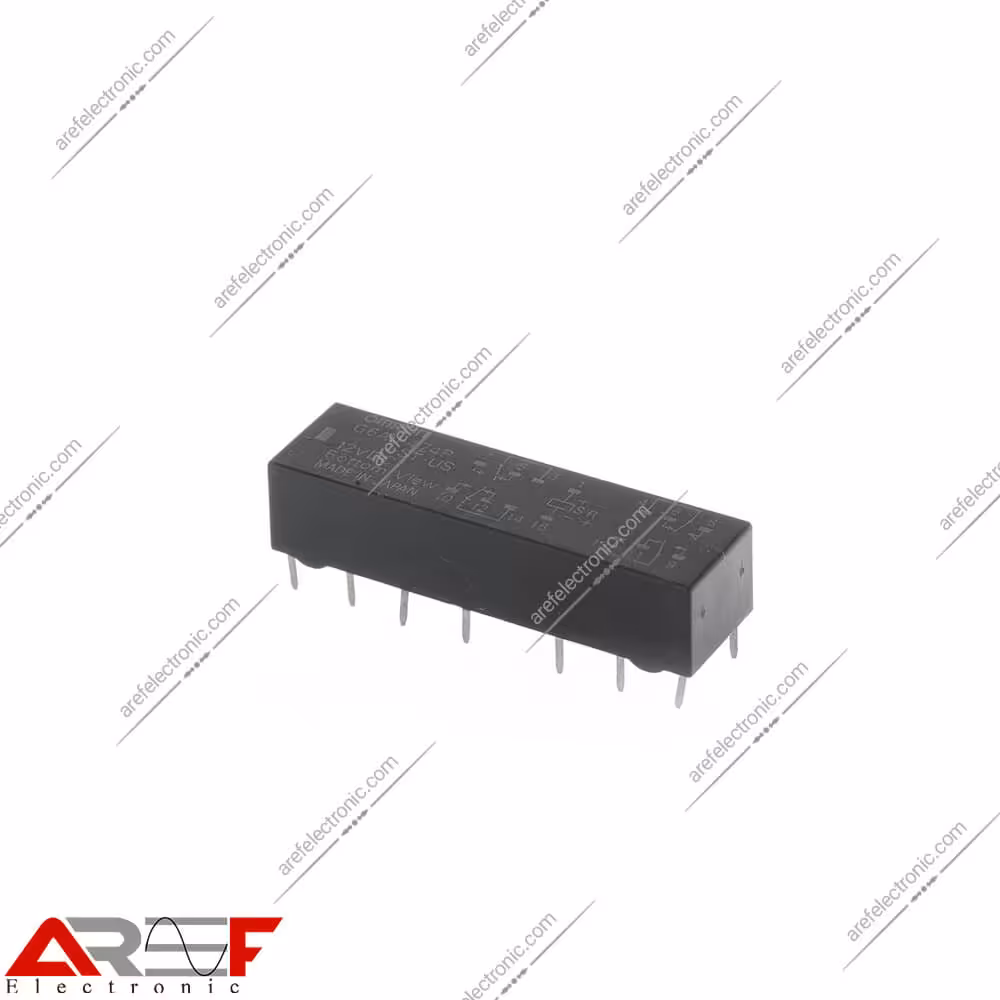 رله امرن مخابراتی لچ مدل G6AU-474P-ST-US دارای 12 ولت و 14 پین - فروشگاه عارف الکترونیک