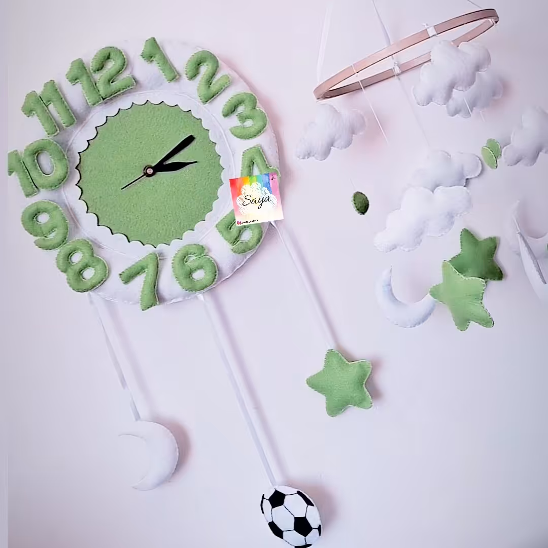 ساعت دیواری، ساعت نمدی، ساعت کودک