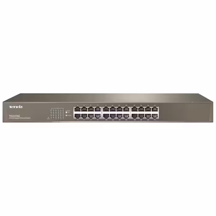 سوئیچ شبکه 24 پورت گیگابایتی تندا مدل TEG1024G V9.0