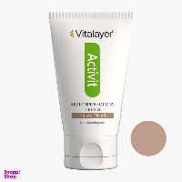 کرم ضد جوش رنگی ویتالیر (Vitalayer) سری Activit مدل Natural Tinted حجم 40 میلی‌ لیتر