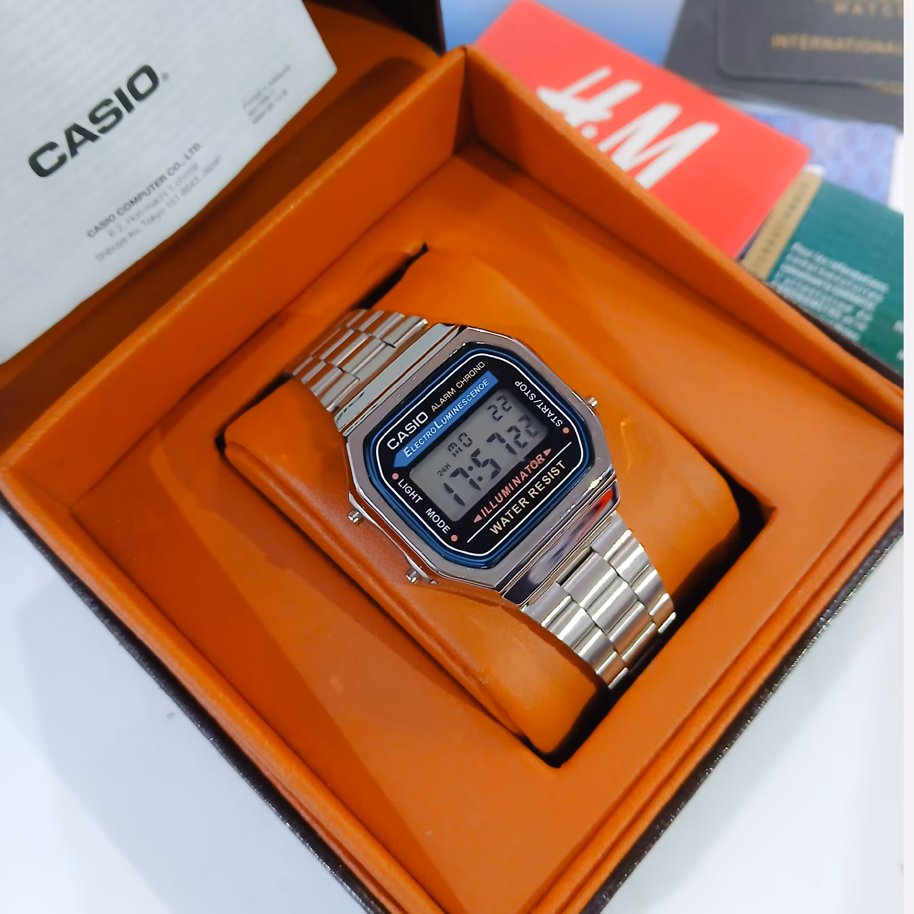 ساعت کاسیو مردانه و اسپرت  A168 با کیفیت عالی 