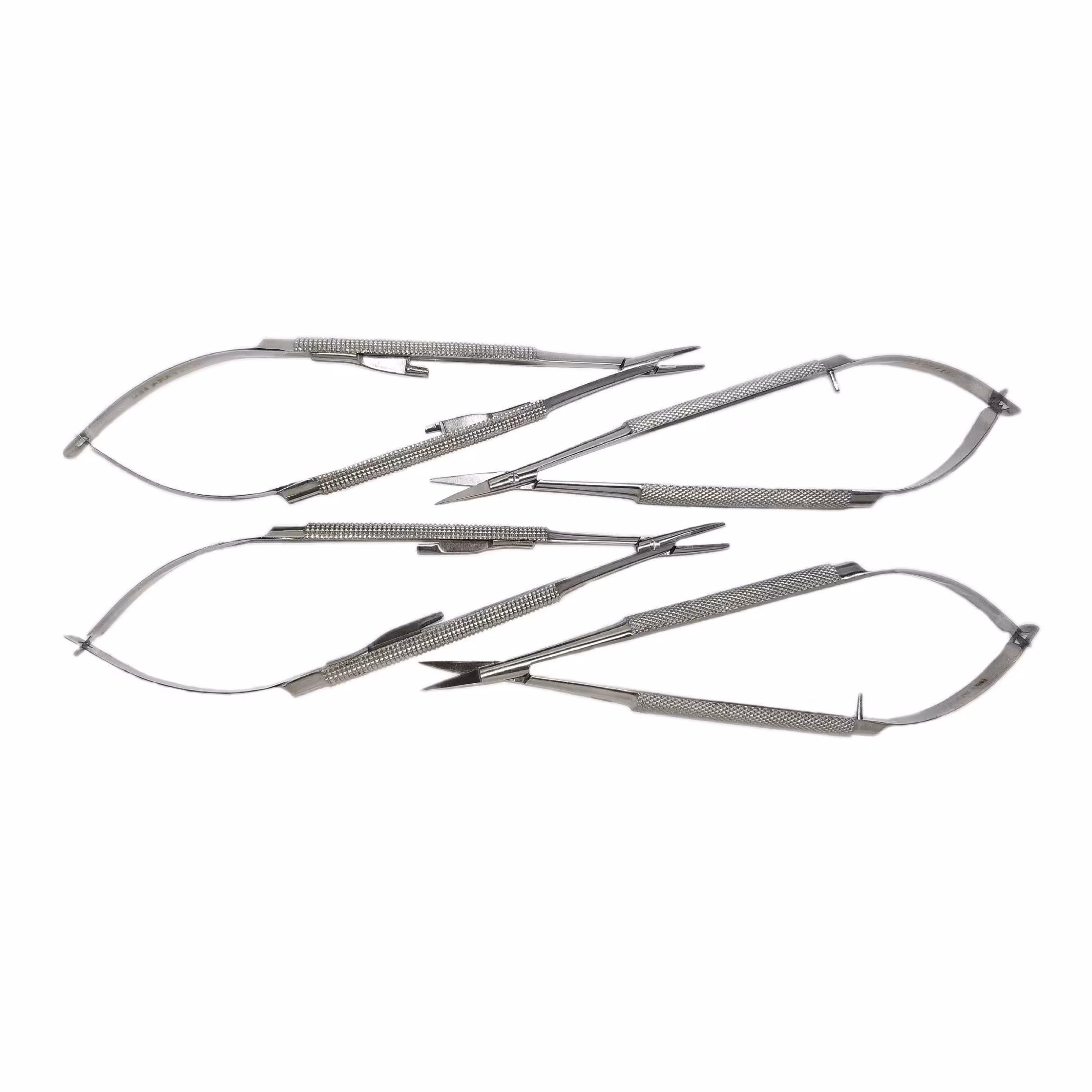 ست جراحی دندانپزشکی و بلفاروپلاستی هیرا فرا طب مدل کاستروویجو دسته طلایی castroviejo surgical set 