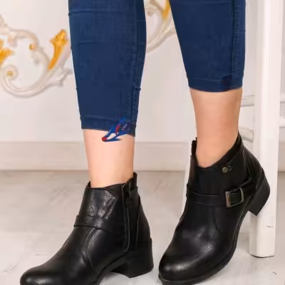 پوتین پاشنه 5 سانتی