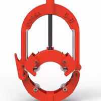 لوله بر فلزی 4 تیغه درسا سایز 4 تا 6 اینچ 