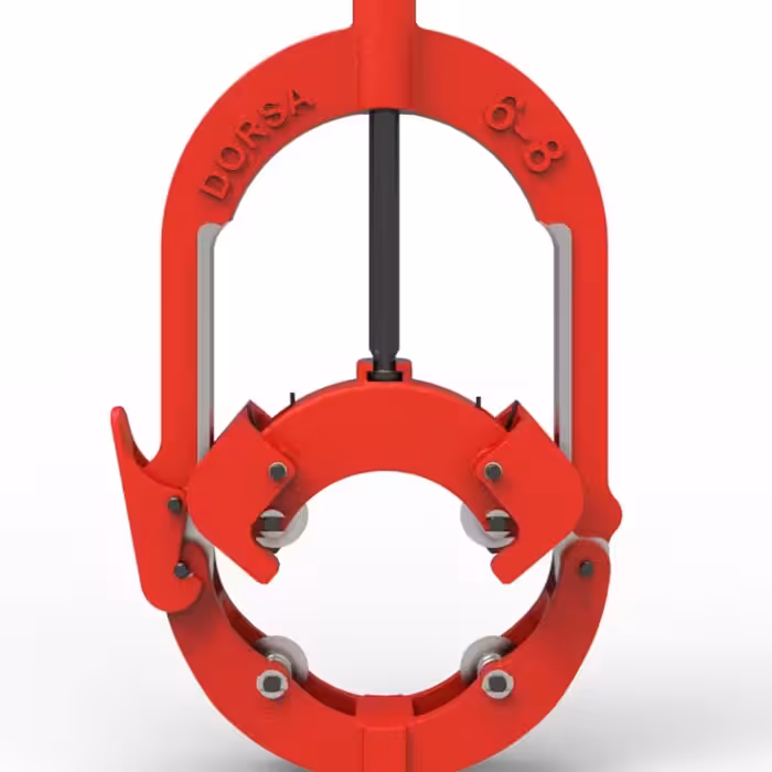 لوله بر فلزی 4 تیغه درسا سایز 4 تا 6 اینچ 