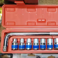 جعبه بکس 10 پارچه کروم وانادیوم درجه یک srunv