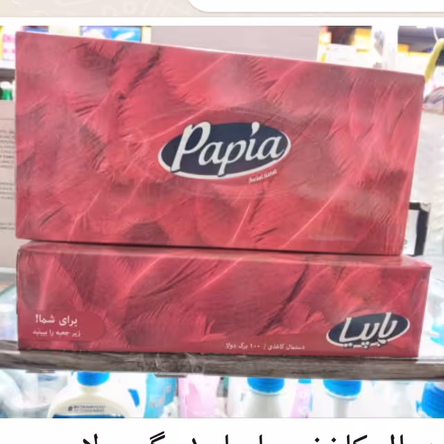 دستمال کاغذی 200 برگ پاپیا