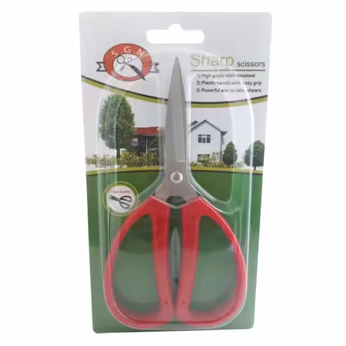قیچی باغبانی شارپ مدل SGN با دسته روکش دار و تیغه فولادی