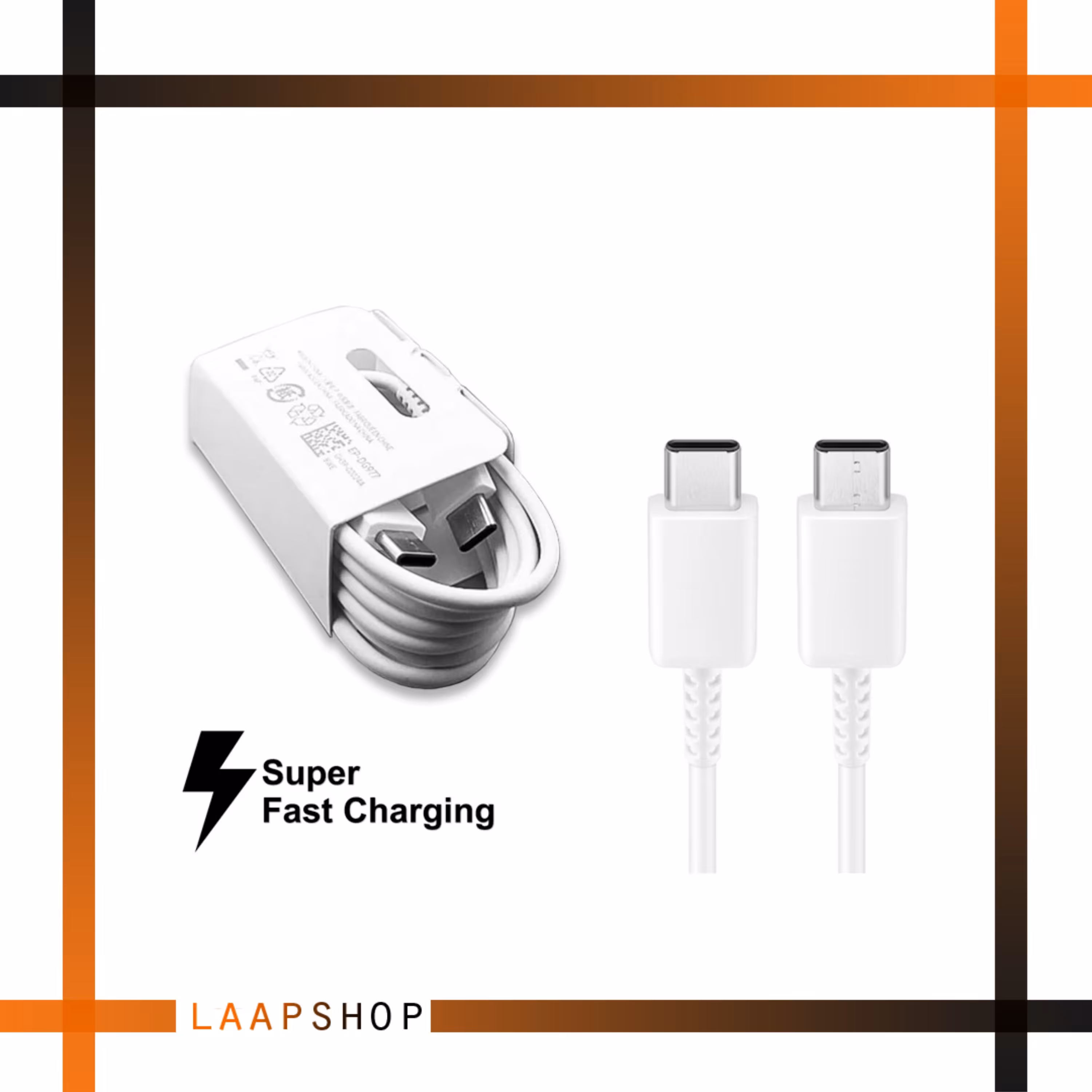 کابل دو سر تایپ سی super fast charging