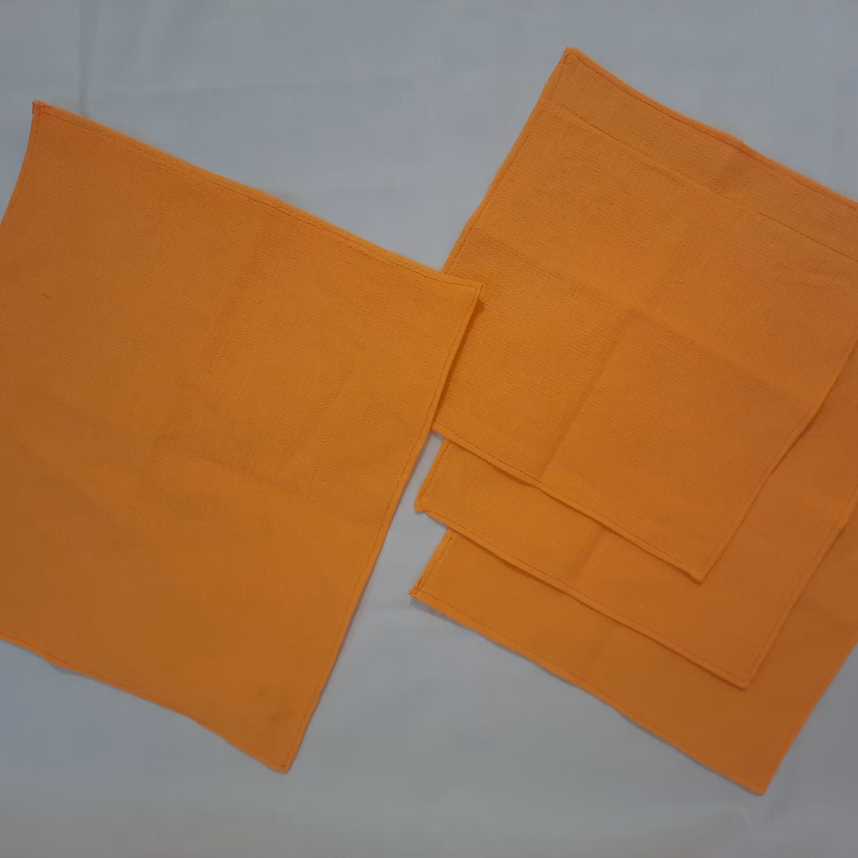 دستمال آشپزخانه پارچه ای نارنجی4عددی