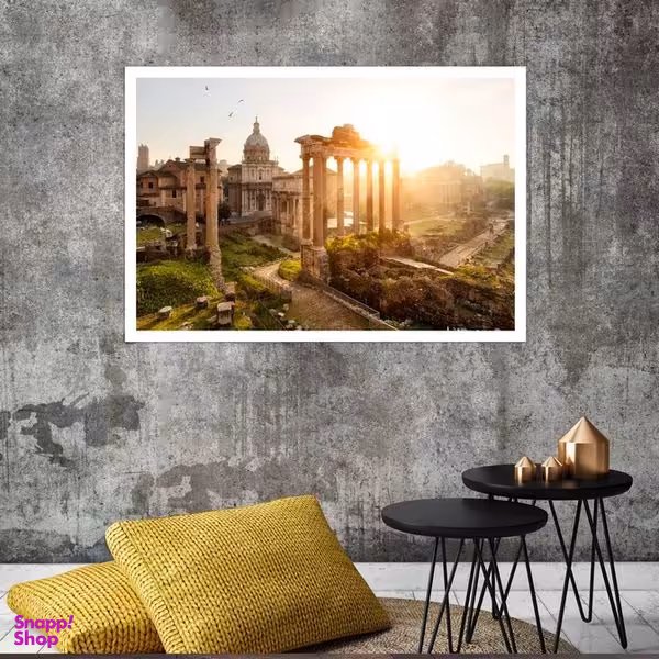 تابلو بکلیت طرح Roman Forum مدل قاب شاسی W-s8044