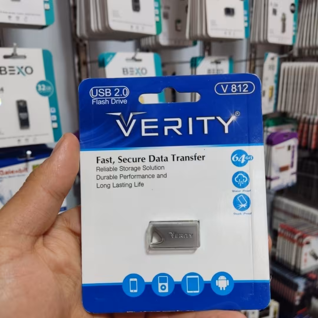فلش 64 گیگ وریتی گارانتی مادام تعویض درجا کیفیت عالی فلزی