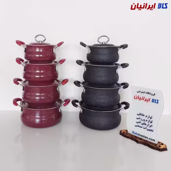 سرویس قابلمه کودک 8 پارچه روحی دسته دار خمره‌ای