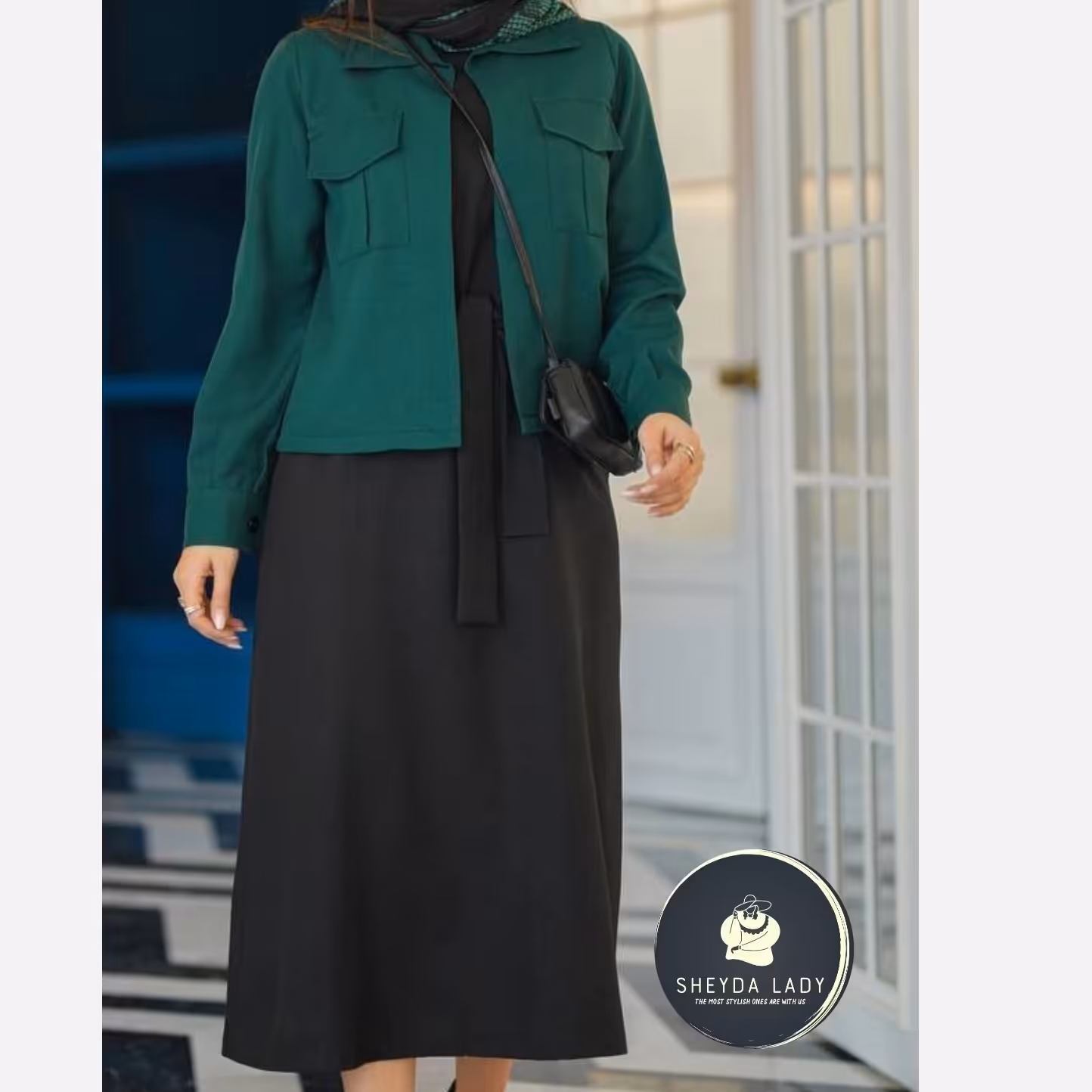کت سارافن دخترانه جنس مازراتی مدل ماه بانو