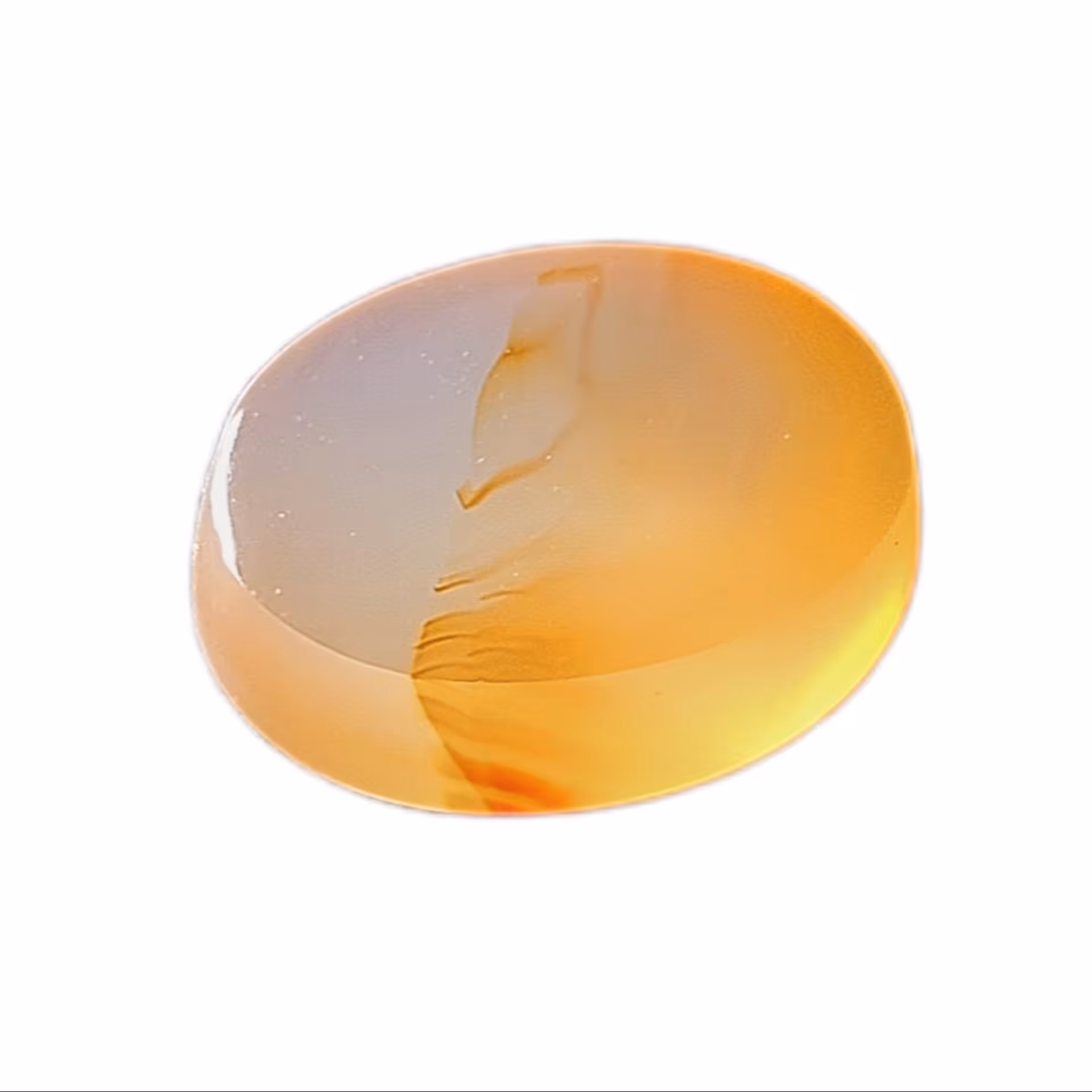 شرف الشمس عقیق یمنی زرد دو رنگ Y 8224 مناسب ثبت نام حکاکی دعای شرف الشمس