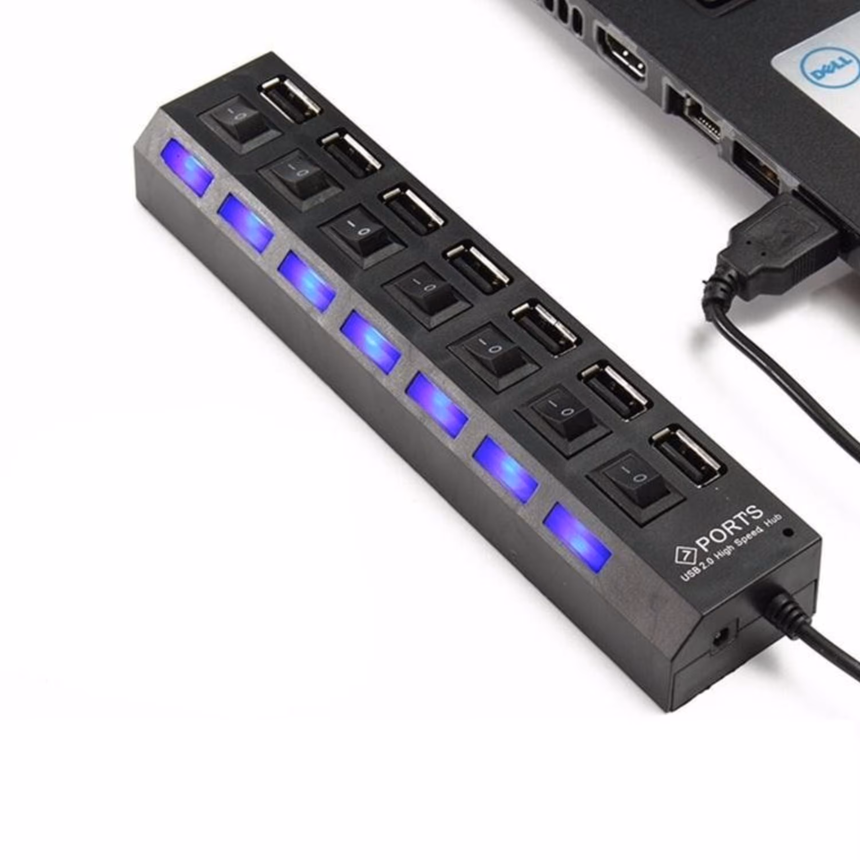 هاب کلید دار 7 پورت Hi-Speed USB2